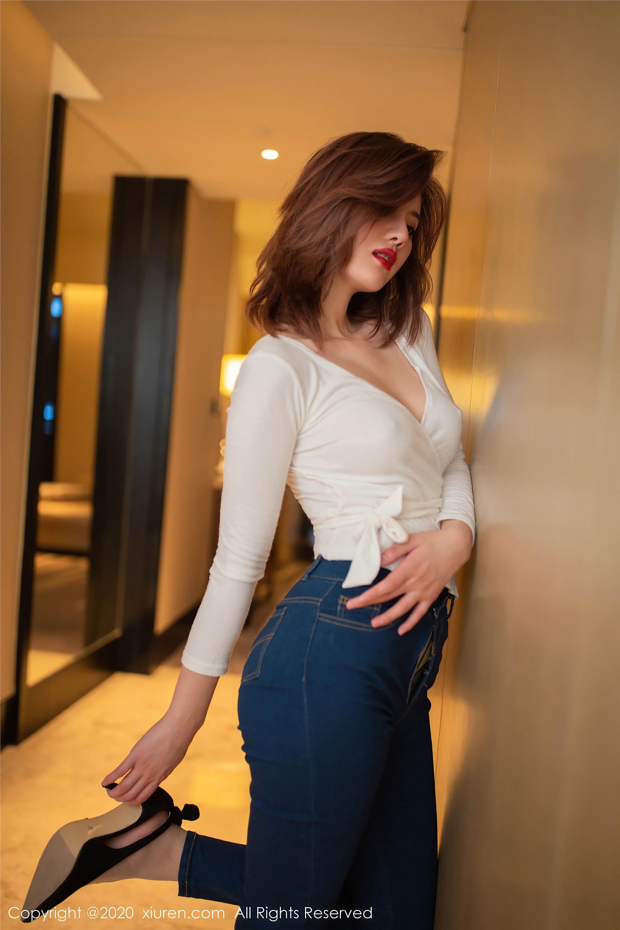 图片[12]-秀人网美媛馆期2020-07-15期Vol.2334期就是阿朱啊-爱套图