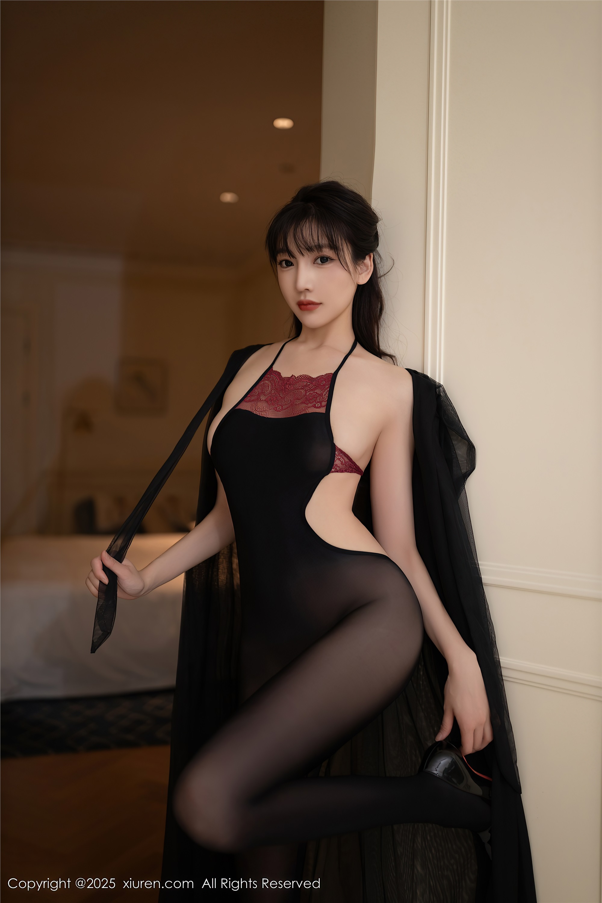 图片[5]-Xiuren秀人网第9735期陆萱萱-蕾丝猫