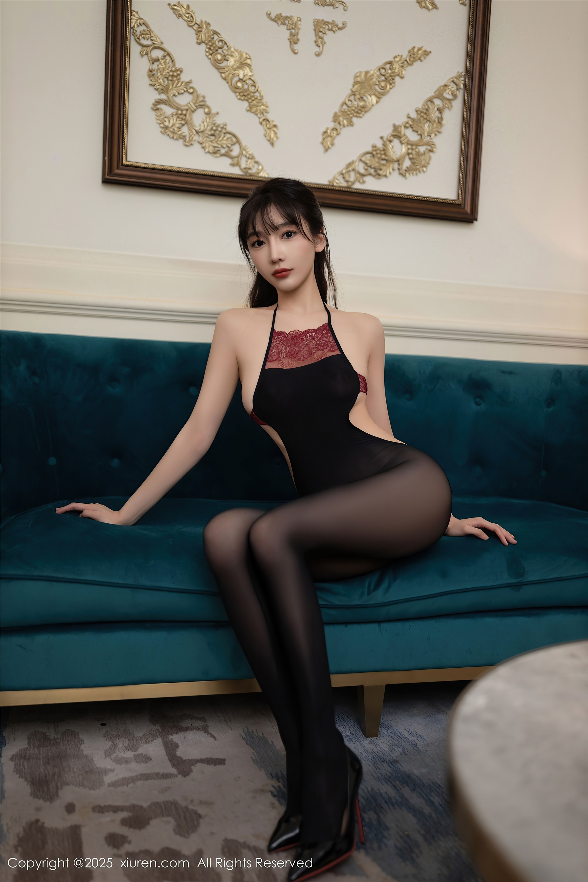 图片[8]-Xiuren秀人网第9735期陆萱萱-蕾丝猫