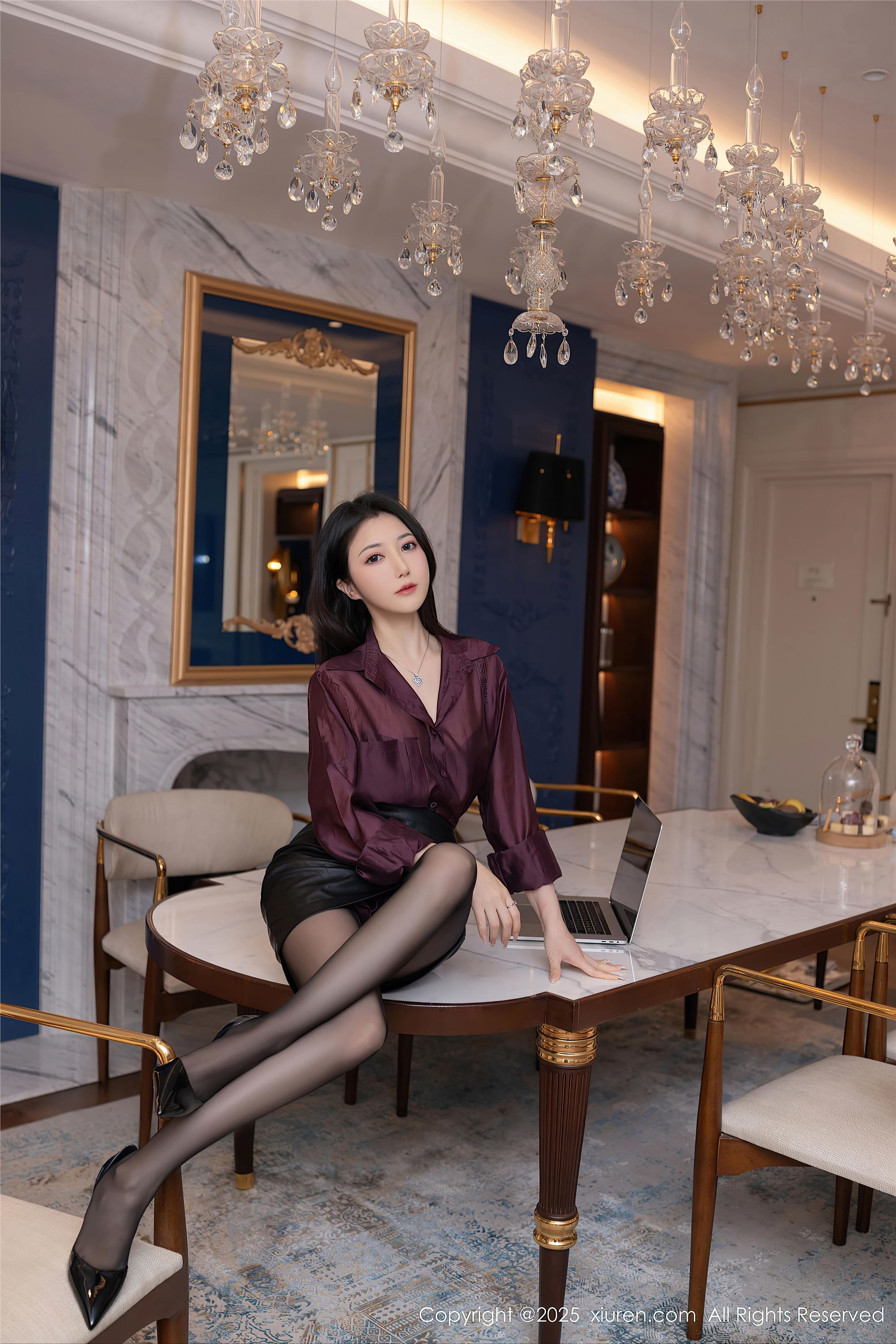 图片[4]-Xiuren秀人网第9744期鱼子酱Fish-蕾丝猫