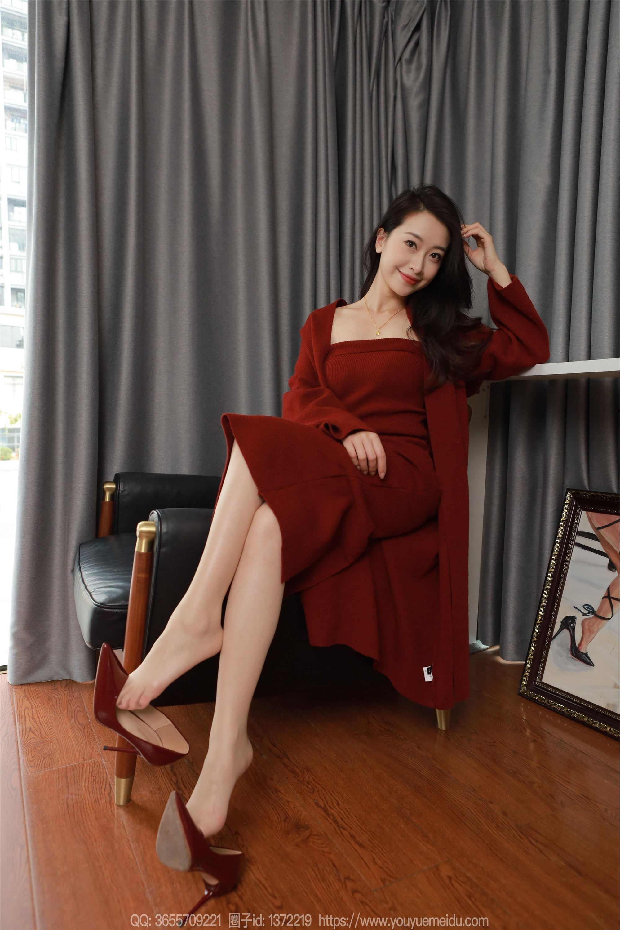图片[7]-IESS异思趣向期期2025.01.27期丝享家期1961期小婕《红色针织裙（上）》-蕾丝猫