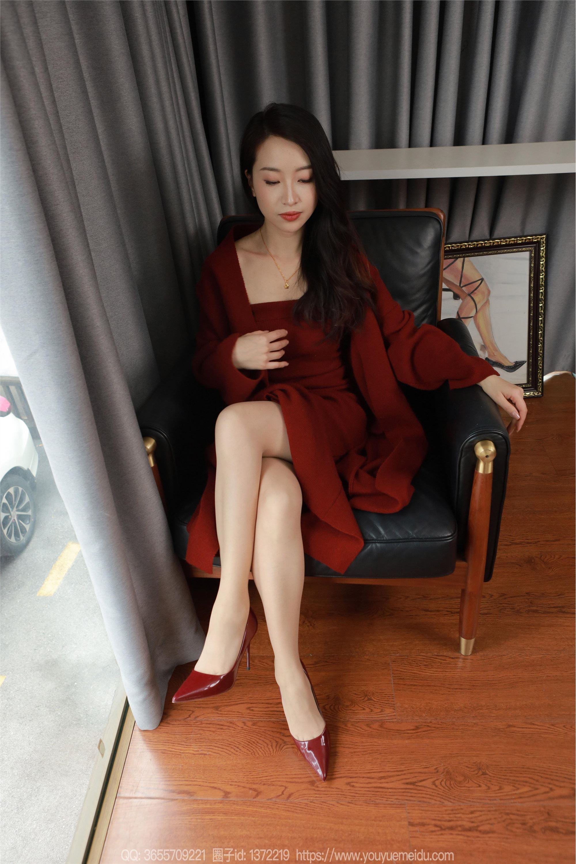图片[7]-IESS异思趣向期期2025.01.31期丝享家期1965期小婕《红色针织裙（下）》-蕾丝猫