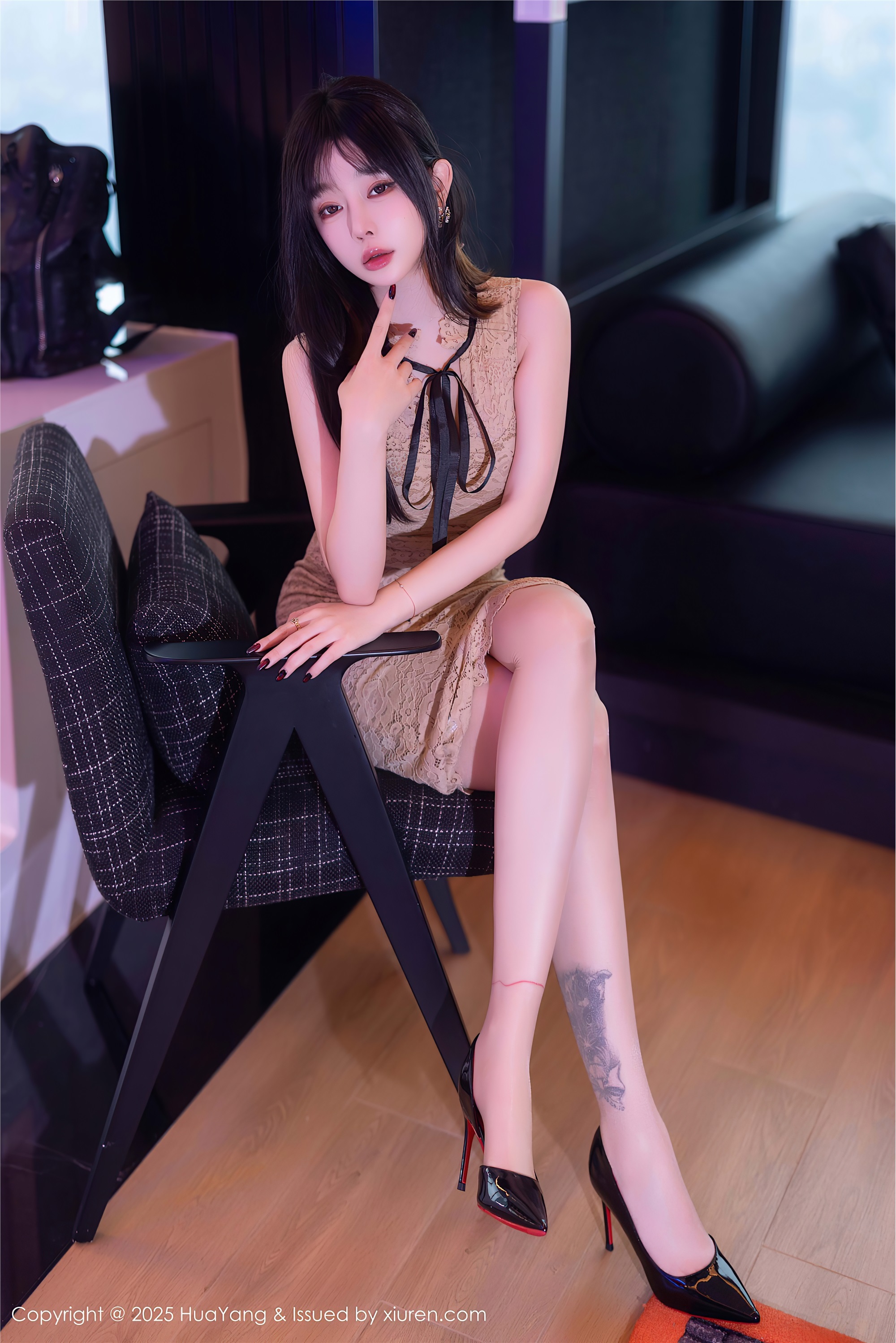 HuaYang花漾show期2025.02.14期VOL.632期王雨纯-蕾丝猫