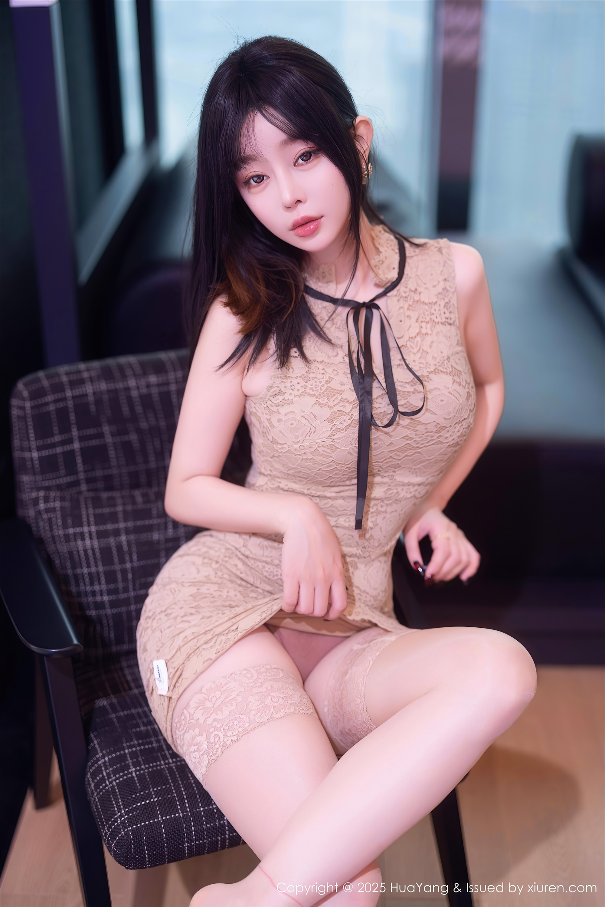 图片[5]-HuaYang花漾show期2025.02.14期VOL.632期王雨纯-蕾丝猫