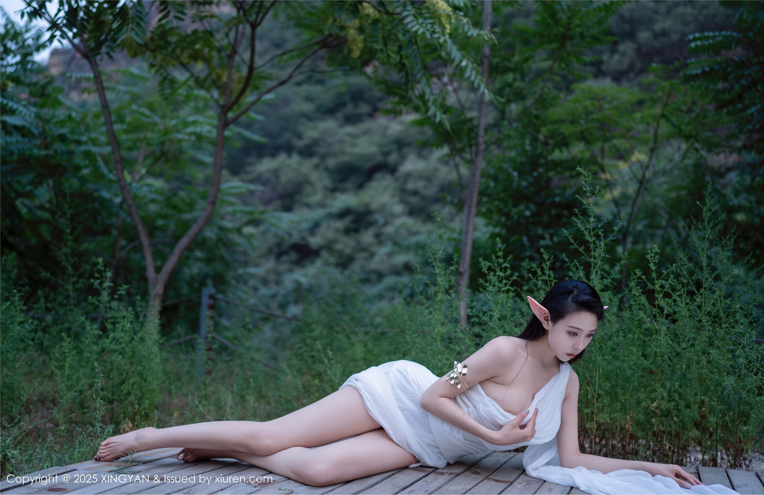 图片[5]-XINGYAN星颜社期2025.02.26期VOL.314期清妙-蕾丝猫