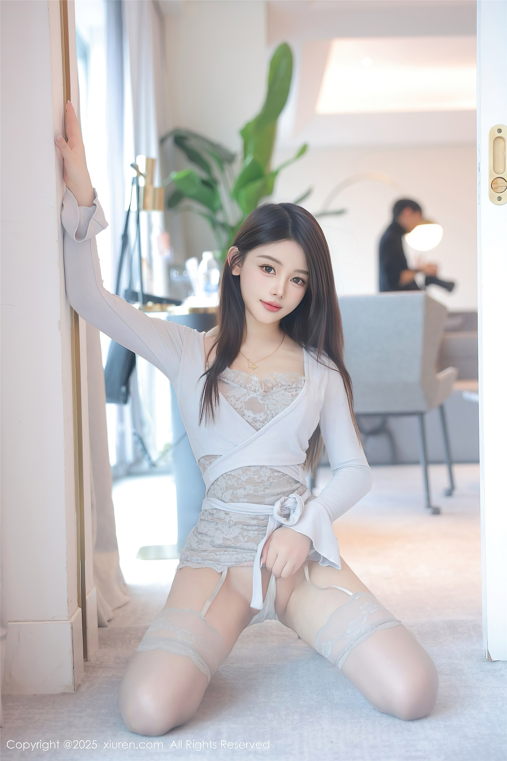 图片[9]-Xiuren秀人网NO.10083 爱酱里-蕾丝猫