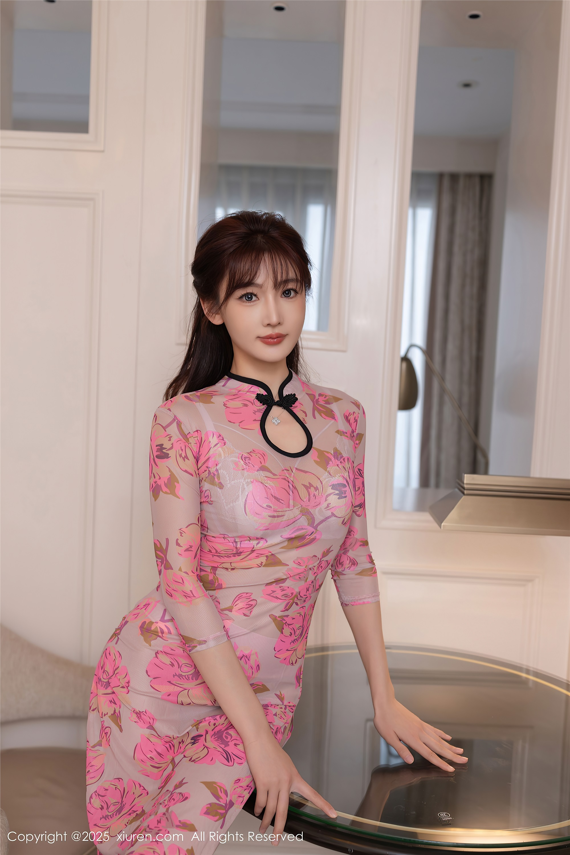 图片[2]-Xiuren秀人网NO.10196 陆萱萱-蕾丝猫