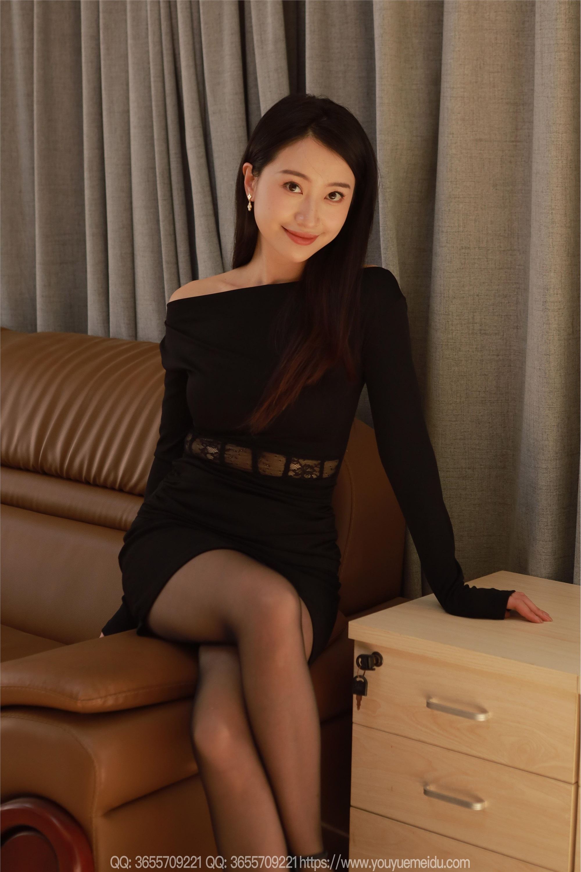 图片[2]-IESS异思趣向丝享家 2038 小婕《迷人黑玫瑰》-爱套图