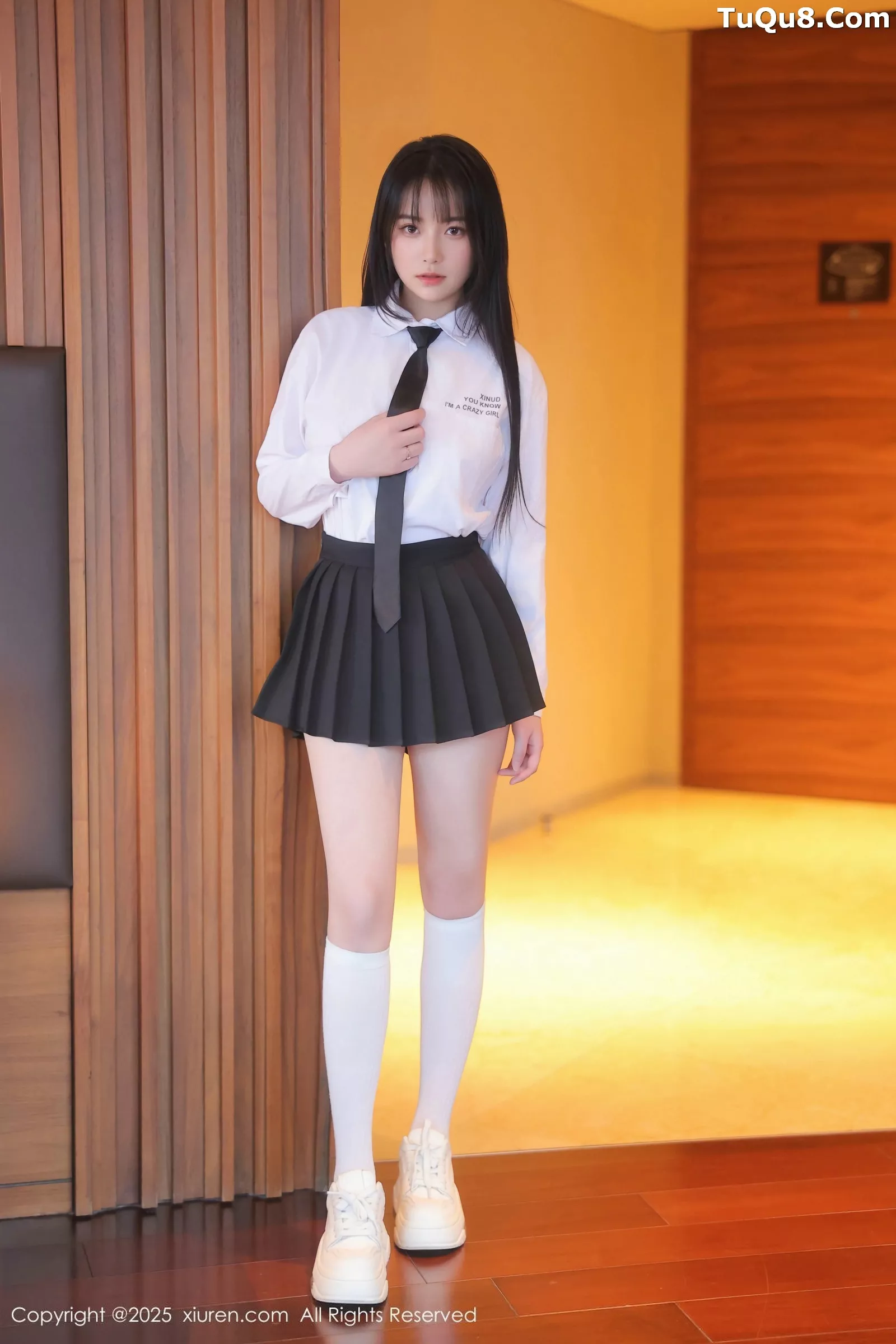 [XiuRen]高清写真图 2025.05.28 No.10335 软情 白色衬衫-蕾丝猫