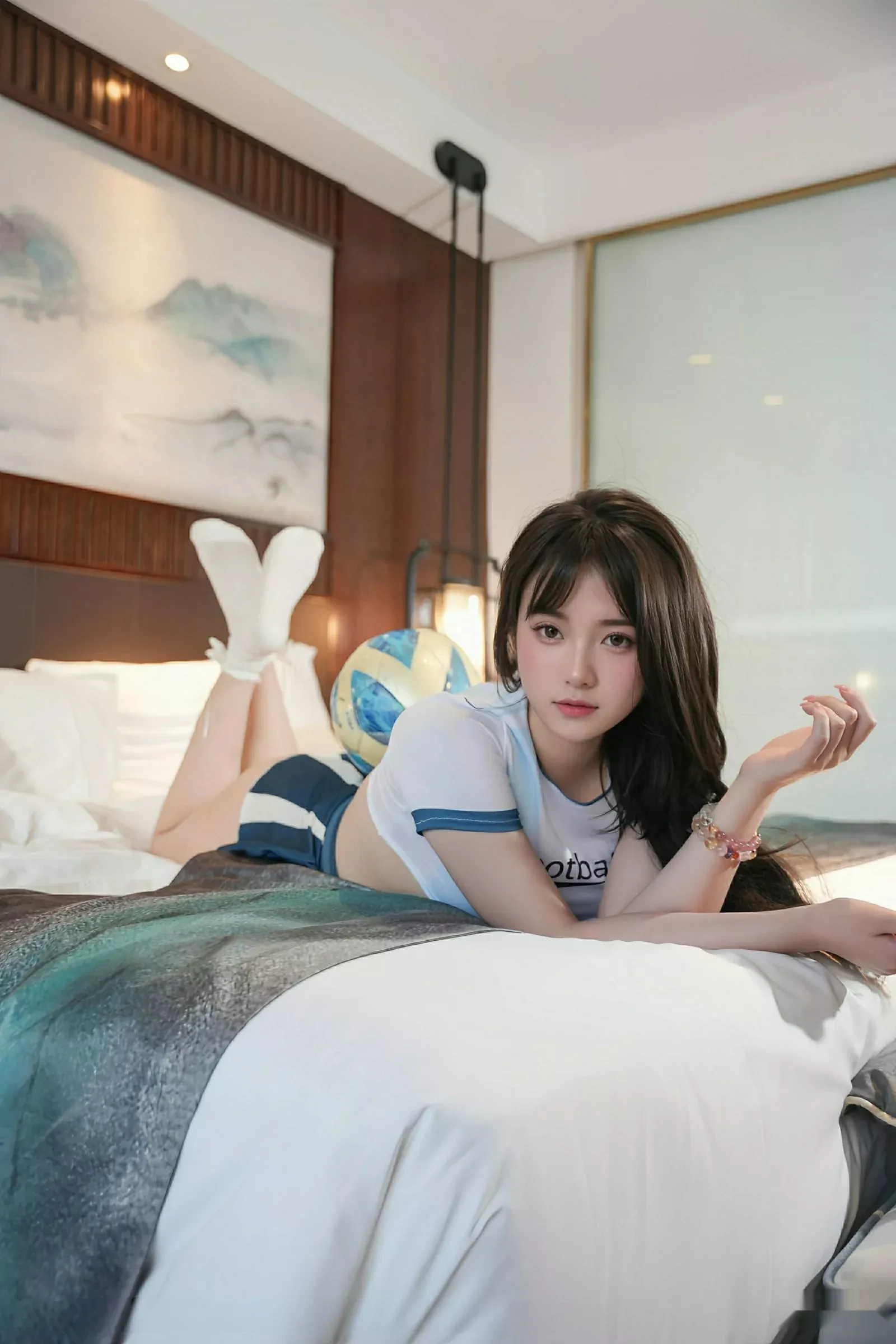   [XiuRen]高清写真图 2025.07.31 No.10606 软情 足球队服第2张图片