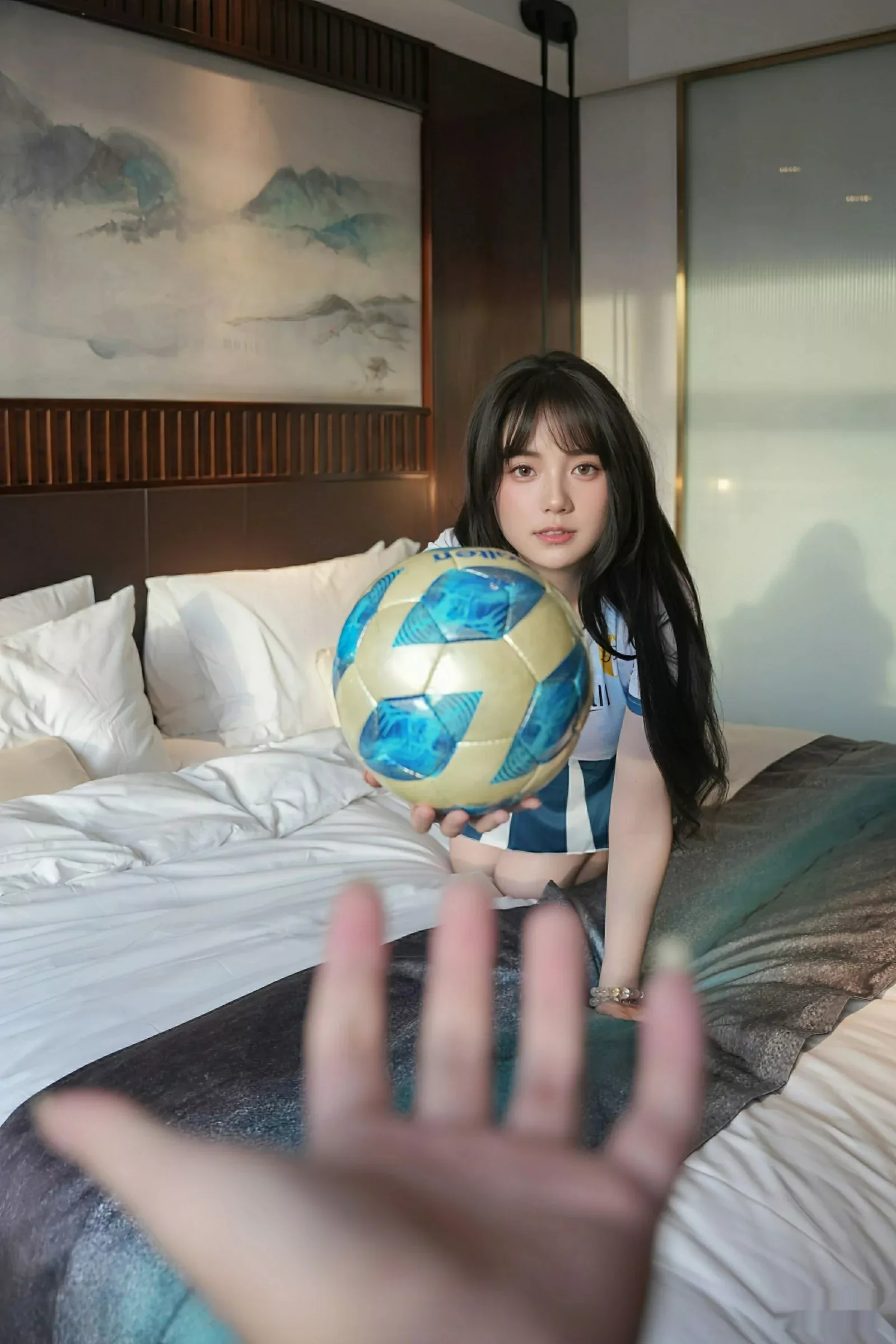   [XiuRen]高清写真图 2025.07.31 No.10606 软情 足球队服第9张图片